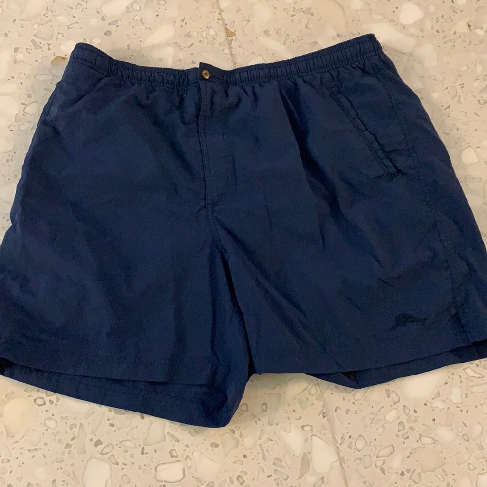 Navy bathing suit